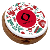 View Image 2 of 2 of Iced Logo Cookie - White Chocolate Chip & Cranberry