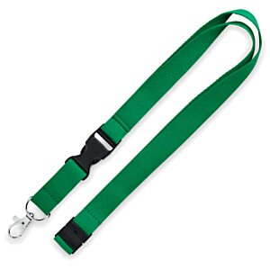 Additional Image 6 - a green lanyard with a black clasp