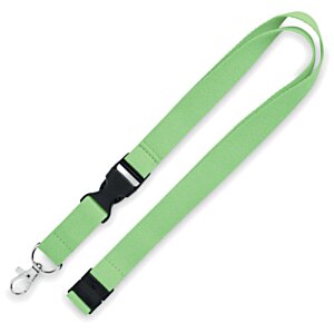 Additional Image 8 - a green lanyard with a black clasp