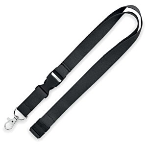 Additional Image 1 - a black strap with a metal clasp