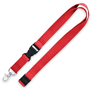 Additional Image 10 - a red lanyard with a black snap