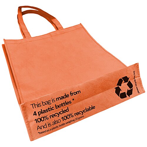Additional Image 5 - an orange bag with black text