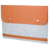 View Image 3 of 6 of Dexter Recycled Felt Laptop Pouch