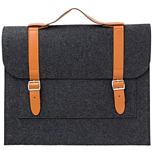 Additional Image 1 - a black and orange briefcase