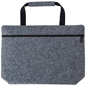 Additional Image 1 - a grey bag with black handles