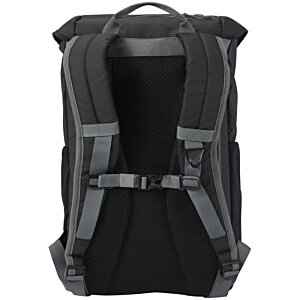 Additional Image 1 - a black backpack with straps