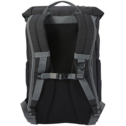 Additional Image 1 - a black backpack with straps