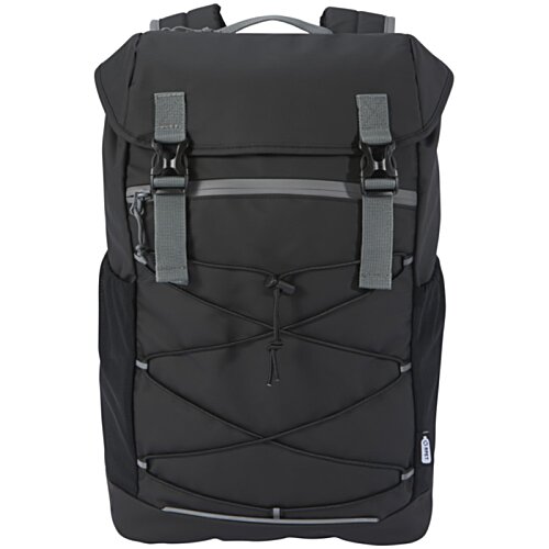 Additional Image 2 - a black backpack with straps