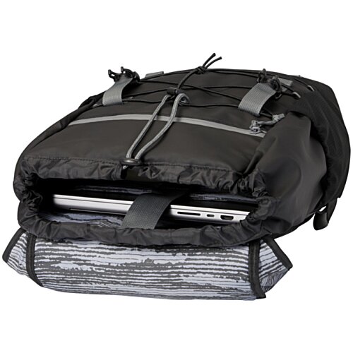 Additional Image 3 - a black bag with a mesh cover