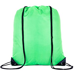 Additional Image 6 - a green backpack with black straps