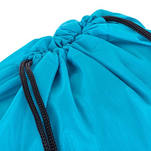 Additional Image 2 - a blue bag with a black string