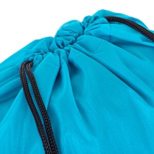 Additional Image 2 - a blue bag with a black string
