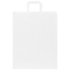 View Image 2 of 5 of Athos Paper Bag - White - Large - Digital Print