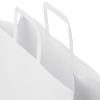View Image 5 of 5 of Athos Paper Bag - White - Large - Digital Print