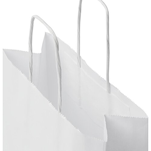 Additional Image 7 - a white bag with silver handles