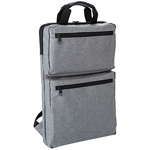 Additional Image 3 - a grey bag with black handles