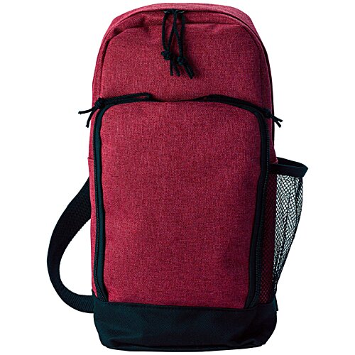 Additional Image 1 - a red bag with a black strap