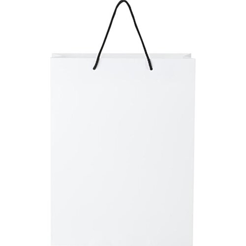 Additional Image 6 - a white rectangular sign with black handles