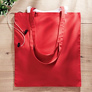 Additional Image 1 - a red bag on a wood surface