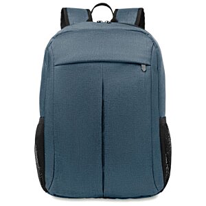 Additional Image 1 - a blue backpack with a black handle