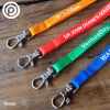 View Image 5 of 5 of 10mm Flat Polyester Lanyard