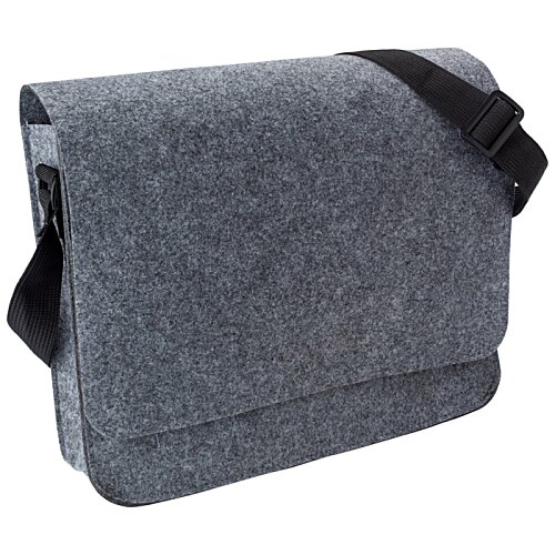 Additional Image 3 - a grey bag with a black strap