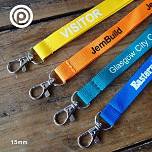 Additional Image 3 - a group of lanyards on a wood surface