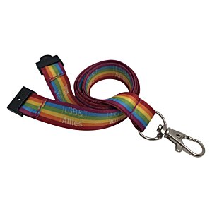 Additional Image 3 - a multicolored keychain with a key ring