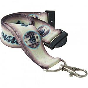 Additional Image 1 - a lanyard with a key chain