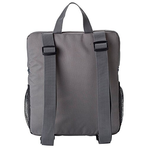 Additional Image 2 - a grey backpack with straps
