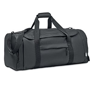 Additional Image 3 - a black duffel bag with straps