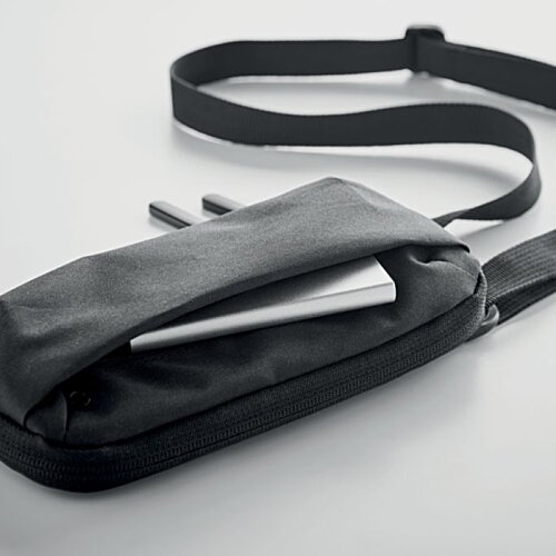 Additional Image 6 - a black purse with a pen in it