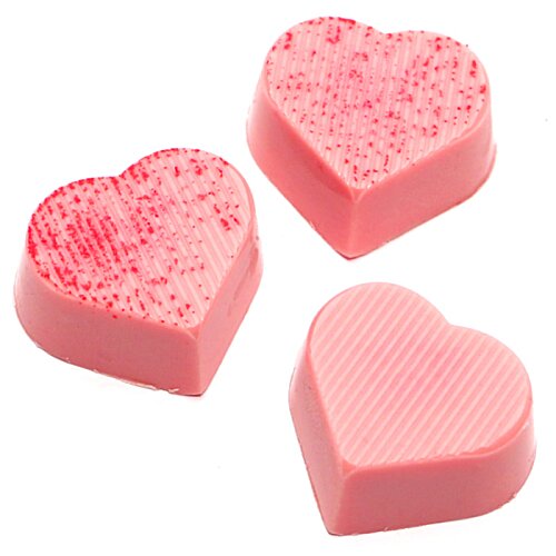 Additional Image 1 - a group of pink heart shaped candies