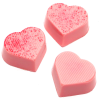 View Image 2 of 2 of Kraft Cube - Raspberry Heart - Chocolate Truffles - Valentines