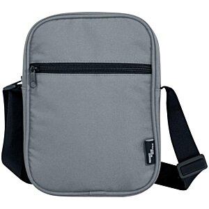 Additional Image 1 - a grey bag with a black strap