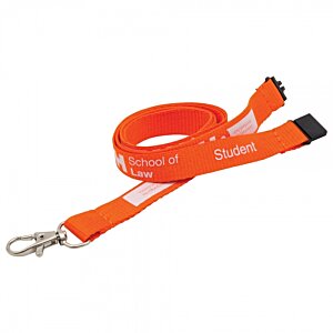 Additional Image 1 - a close-up of an orange lanyard