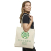 View Image 5 of 6 of Odessa Recycled Cotton Tote - Natural