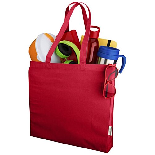 Additional Image 4 - a red bag with various items in it