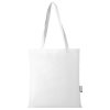 View Image 3 of 5 of Zeus Recycled Tote Bag - White