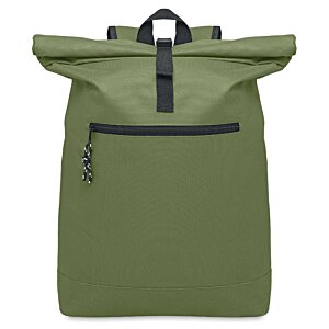 Additional Image 14 - a green backpack with a black strap