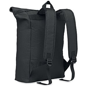 Additional Image 1 - a black backpack with straps