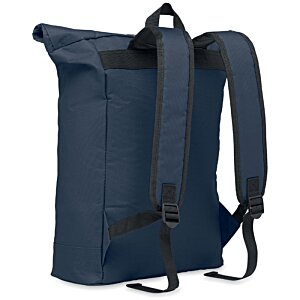 Additional Image 3 - a blue backpack with straps