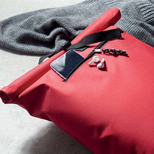 Additional Image 12 - a red bag with a black handle