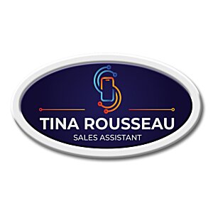 Additional Image 4 - a blue oval with white text