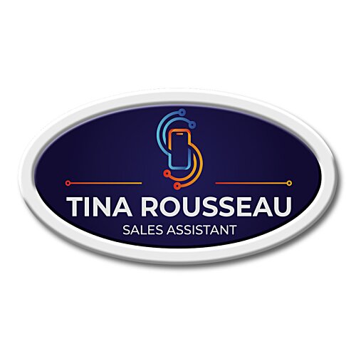 Additional Image 4 - a blue oval with white text