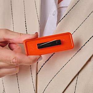 Additional Image 1 - a person holding an orange rectangular object