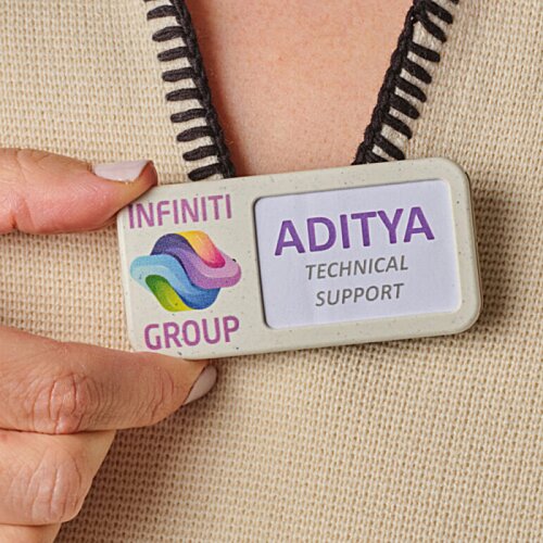 Additional Image 3 - a person holding a tag