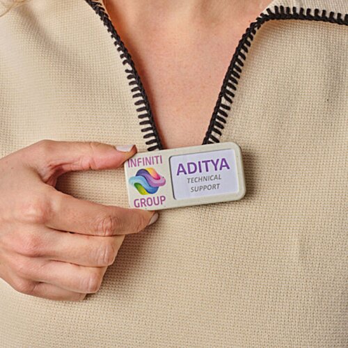 Additional Image 4 - a person holding a name tag