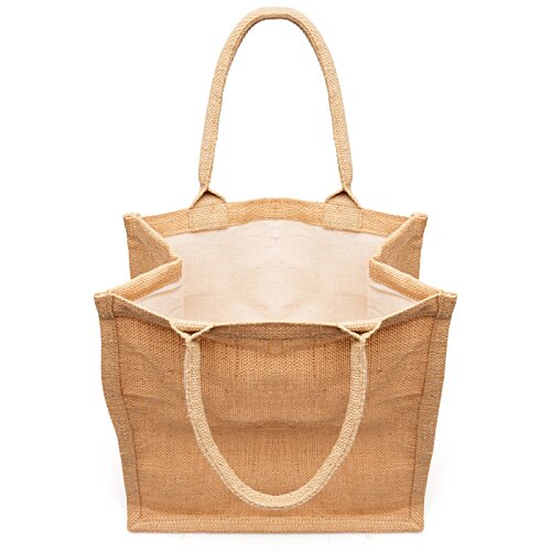 Additional Image 2 - a tan bag with white trim