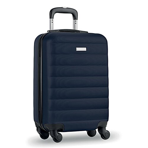 Additional Image 8 - a blue suitcase with wheels